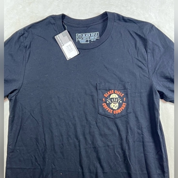 NWT Black Rifle Coffee Company Size Large Short Sleeve T Shirt Pocket Logo C21 - Picture 3 of 8